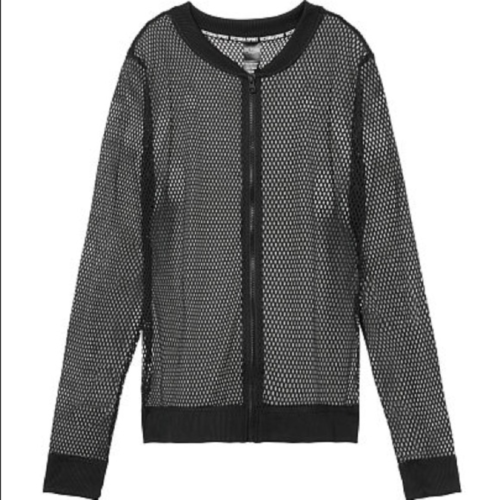 Mesh Bomber Jacket